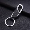 Simple pu leather + metal keychain - Image 2