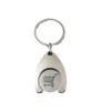 Simple metal keychain with metal logo - Image 3