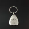 Simple metal keychain with metal logo - Image 5