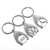 Simple metal keychain with metal logo - Image 6