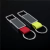 Retangle Metal Keychain, Zinc Alloy Single Tag Keychain, Advertising Promotional Small Gift. - Image 5