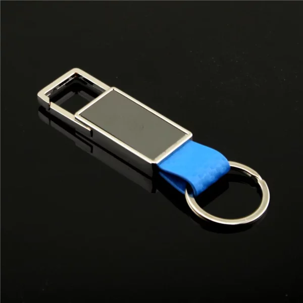 Retangle Metal Keychain, Zinc Alloy Single Tag Keychain, Advertising Promotional Small Gift. - Image 6