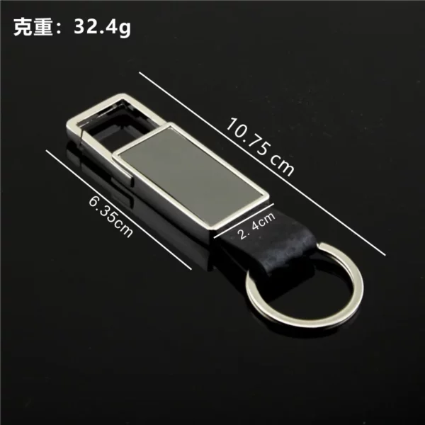 Retangle Metal Keychain, Zinc Alloy Single Tag Keychain, Advertising Promotional Small Gift. - Image 8