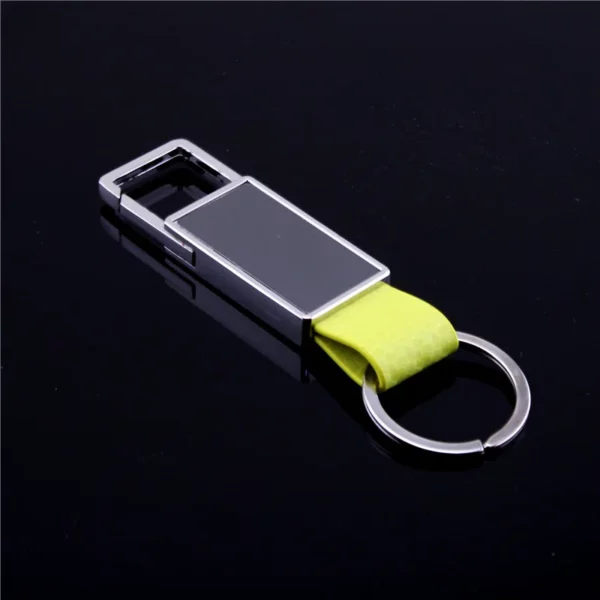 Retangle Metal Keychain, Zinc Alloy Single Tag Keychain, Advertising Promotional Small Gift. - Image 9