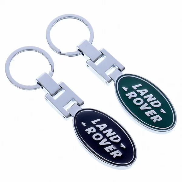 Simple metal keychain with metal logo - Image 7
