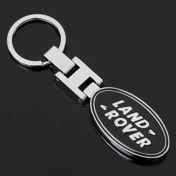 Simple metal keychain with metal logo - Image 8