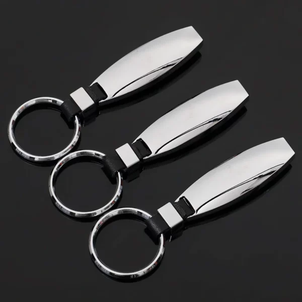 Flash metal keychain with metal logo - Image 5