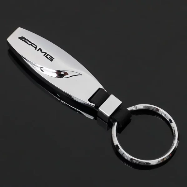 Flash metal keychain with metal logo - Image 8