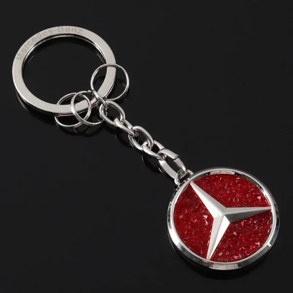 Customized logo metal keychain with metal logo
