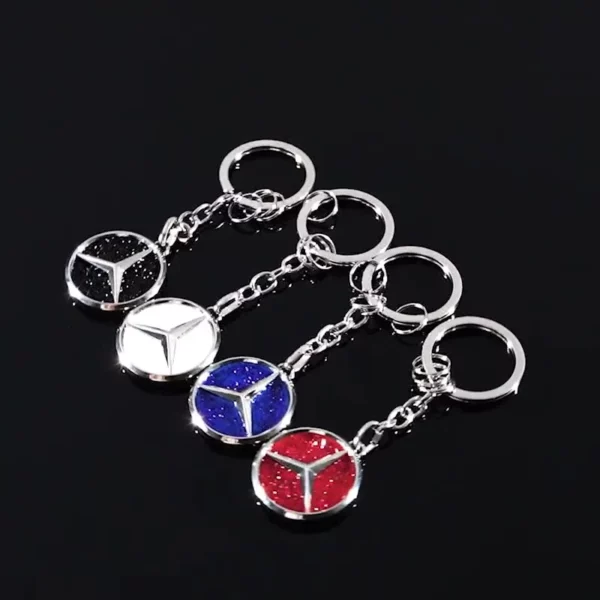 Customized logo metal keychain with metal logo - Image 2