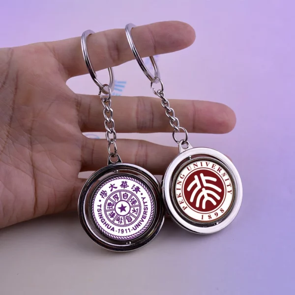 Customized logo metal keychain with metal logo - Image 4