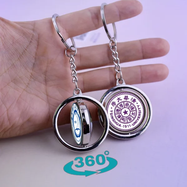 Customized logo metal keychain with metal logo - Image 5