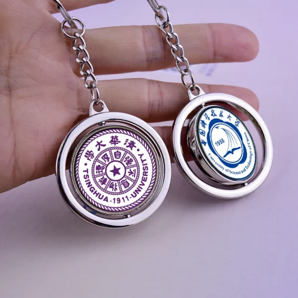 Customized logo metal keychain with metal logo - Image 6