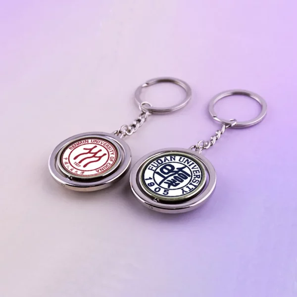 Customized logo metal keychain with metal logo - Image 7