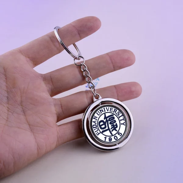 Customized logo metal keychain with metal logo - Image 10
