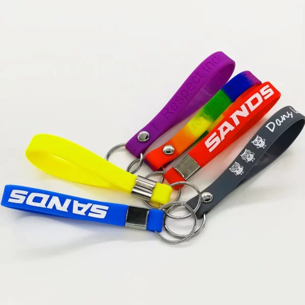 Colorful PVC keychain cheap promotion gifts - Image 3