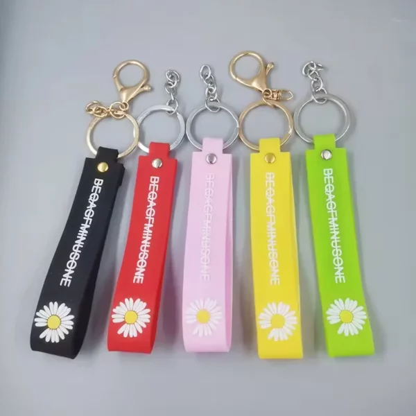 Colorful PVC keychain cheap promotion gifts - Image 4