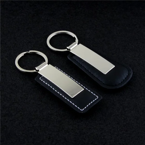 High quality PU leather + metal keychain - Image 7