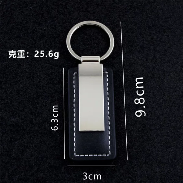 High quality PU leather + metal keychain - Image 9