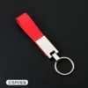 Simple pu leather + metal keychain - Image 9