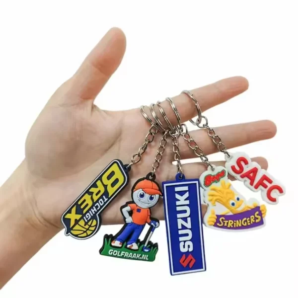 PVC cheap promotion keychain - Image 7