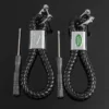 Simple metal keychain with metal logo - Image 3