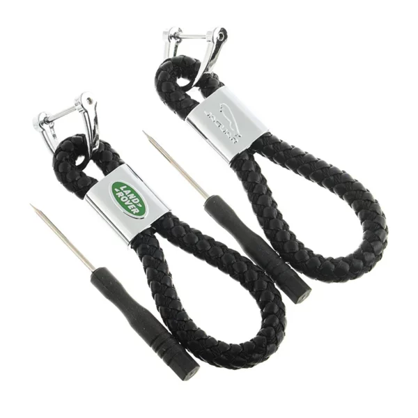 Simple metal keychain with metal logo - Image 6