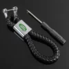 Simple metal keychain with metal logo - Image 8