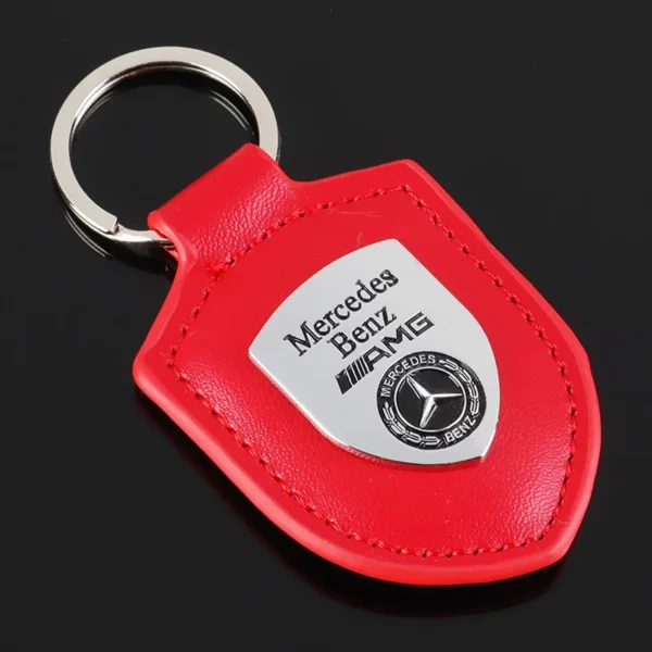 Simple metal keychain with metal logo - Image 8