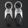 Simple metal keychain with metal logo - Image 4