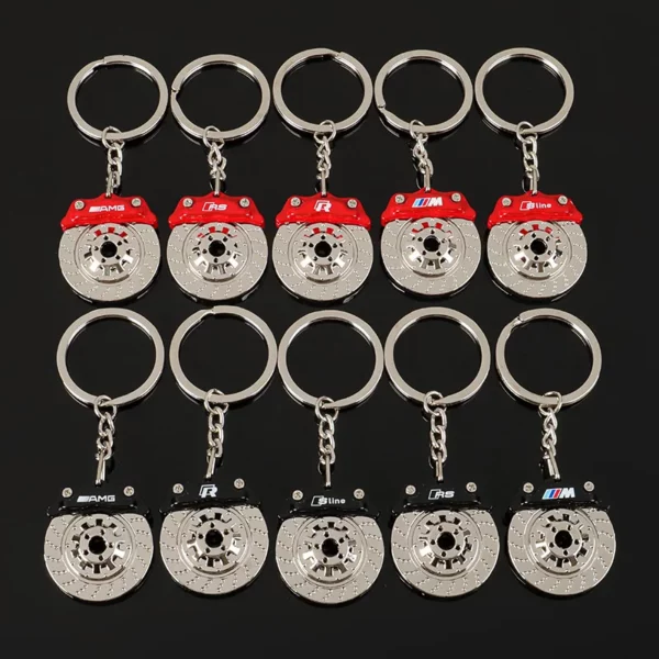 Metal keychain with customized logo - Image 2