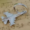 Airplan shape keychain