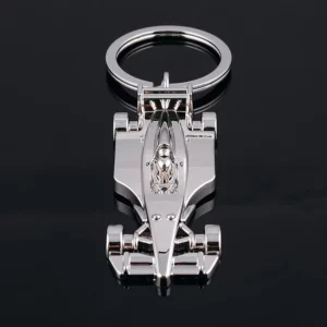 Racing car keychain