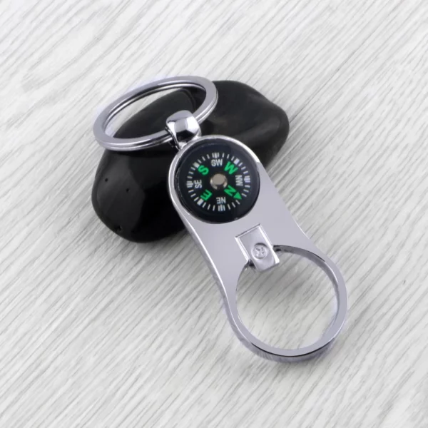 Compass keychain