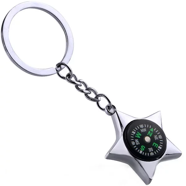 Compass keychain