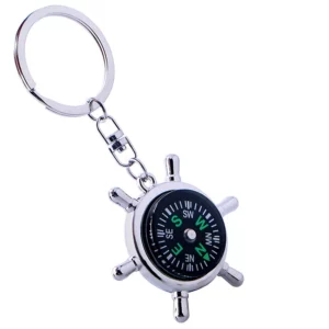 Compass keychain