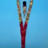 Adjustable Polyester Lanyard with Badge Holder - 100*2.5cm (Black/Blue/Red or Custom)
