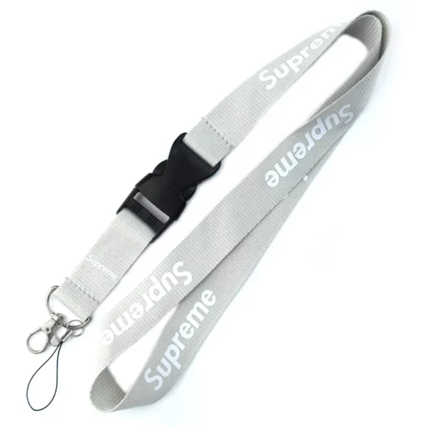 Standard Polyester Lanyard - 100cm x 2.5cm (Black/Blue/Red or Custom Color) - Image 5