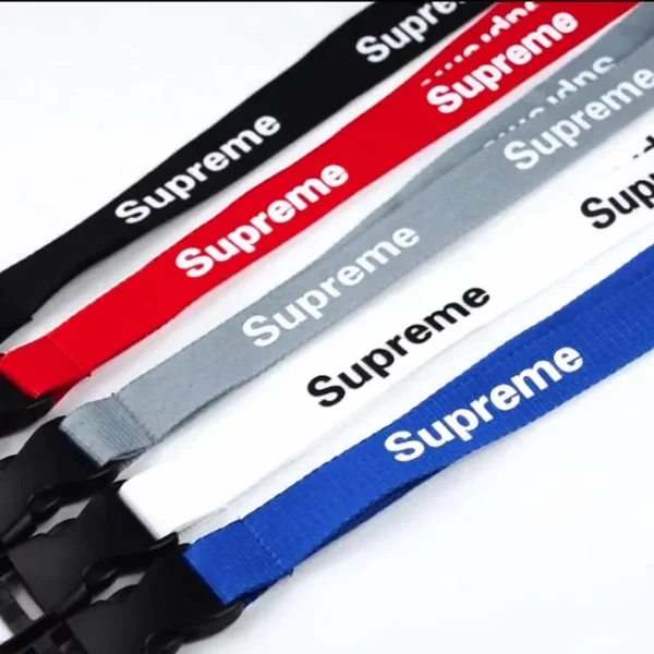 Standard Polyester Lanyard - 100cm x 2.5cm (Black/Blue/Red or Custom Color) - Image 7