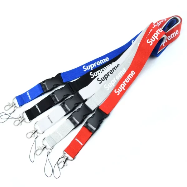 Standard Polyester Lanyard - 100cm x 2.5cm (Black/Blue/Red or Custom Color) - Image 10