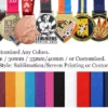 Custom Zinc Alloy Medal - 6.5*6.5cm (OPP Bag Packaging, Personalized Design Available) - Image 2