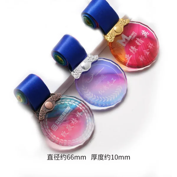 Zinc Alloy Military-Style Medal - 66*4mm (Durable Metal Badge, OPP Packaging) - Image 3