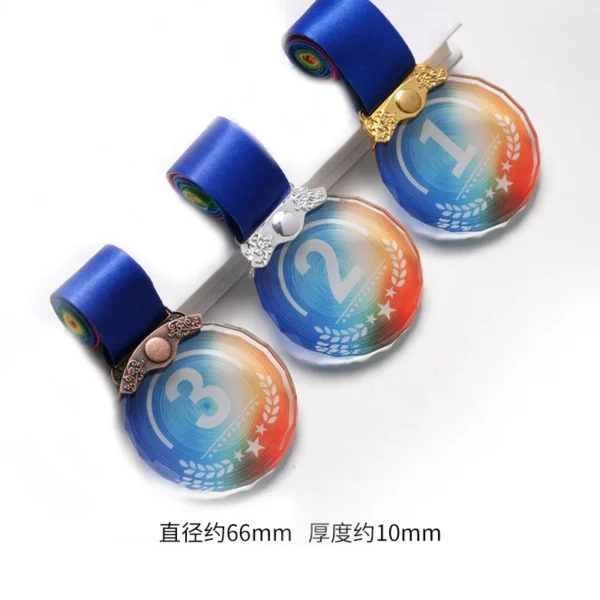 Zinc Alloy Military-Style Medal - 66*4mm (Durable Metal Badge, OPP Packaging) - Image 5