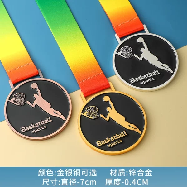 Customizable Achievement Medal - Zinc Alloy Base (Multiple Size Options, OPP Bag) - Image 6
