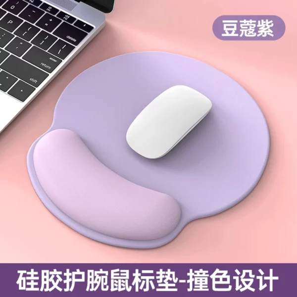 Ergonomic Mouse Pad with Wrist Rest - 25x22x1.8cm (270g) - OPP Packaging - Image 2