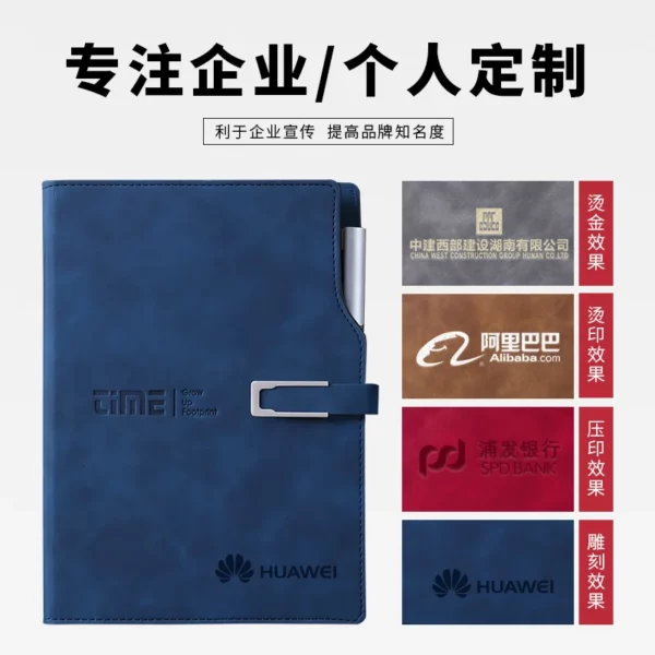 Personalized Company Logo Notebook with Customized Inner PagesA Useful Promotion Gift for Employees & Clients, Low Budget Option - Image 5