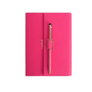 Durable Hardcover Notebook with Custom PU Leather CoverExcellent Corporate Promotion Gift, Useful with Personalized Inner Pages & Logo