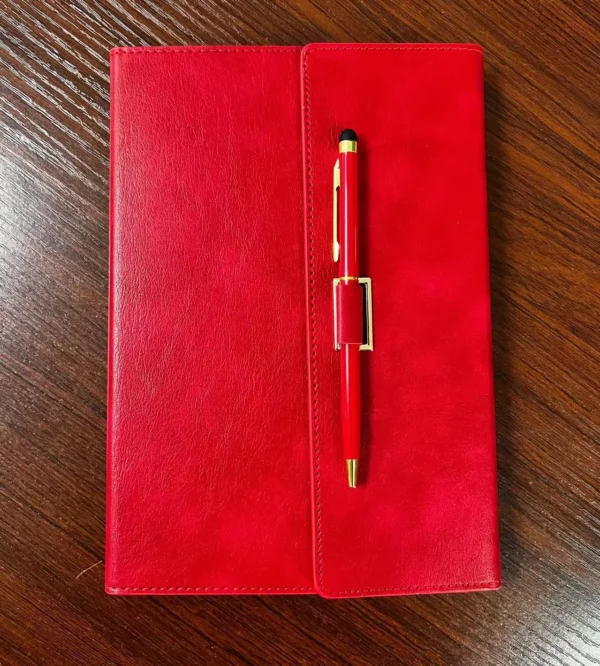 Durable Hardcover Notebook with Custom PU Leather CoverExcellent Corporate Promotion Gift, Useful with Personalized Inner Pages & Logo - Image 3