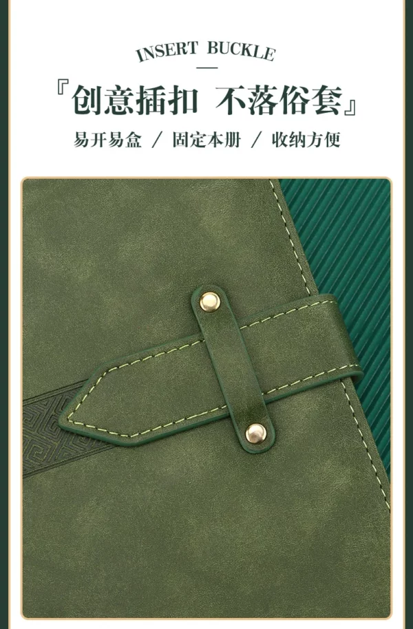 Flexible PU Leather Cover Notebook for PromotionCustomizable Logo & Inner Pages, A Useful & Affordable Corporate Gift - Image 2