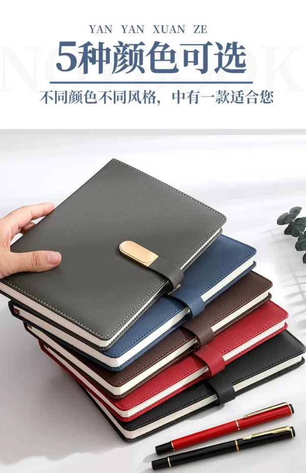 Customized Stationery Notebook for Corporate PromotionPersonalized PU Leather Cover, Useful for Daily Tasks, Low Budget Friendly - Image 4